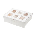 Under Desk Drawer Organizer – Double-Layer PP Storage Box, 8L