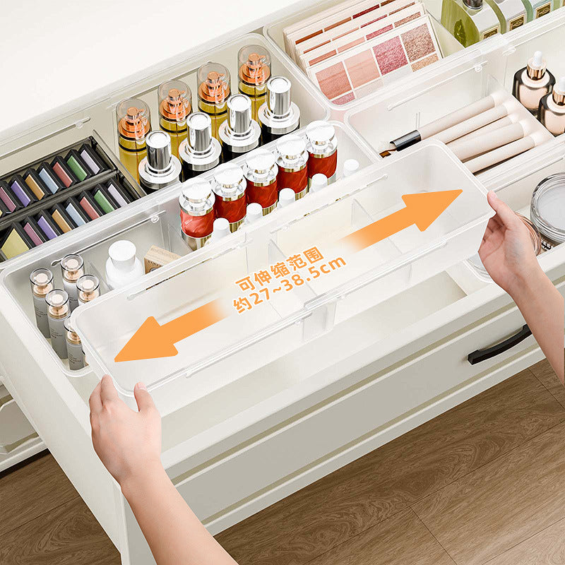 Compartment Drawer Organizer – Retractable Storage Box, 2L
